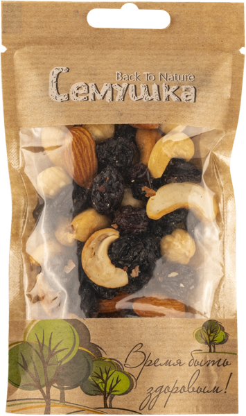 Изображение Коктейль жареный Семушка орехи изюм Комсервис м/у, 50 г