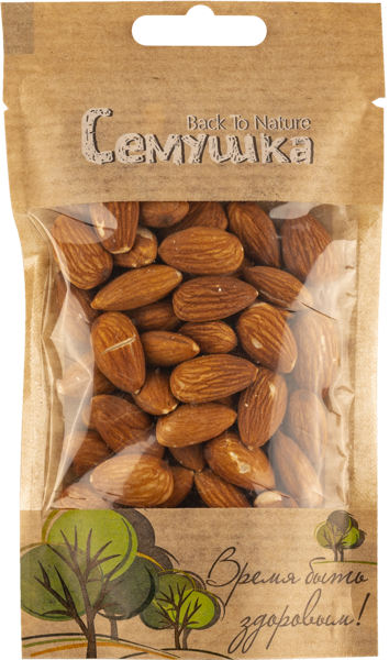 Изображение Орехи жареные Семушка миндаль Комсервис м/у, 50 г