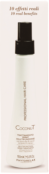 Изображение Спрей для всех типов волос Фиторелакс БИО кокос многофункцион 10в1 Харбор СПА п/у, 150 мл