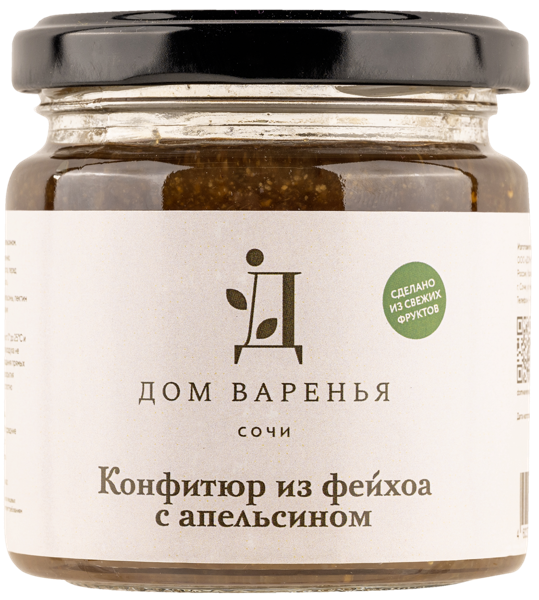 Изображение Конфитюр Дом варенья фейхоа апельсин Дом Варенья с/б, 220 г