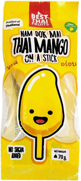 Изображение Фрукт замороженный Бест Тай Фрутс Манго на палочке Бест Тай Фрутс в/у, 70 г