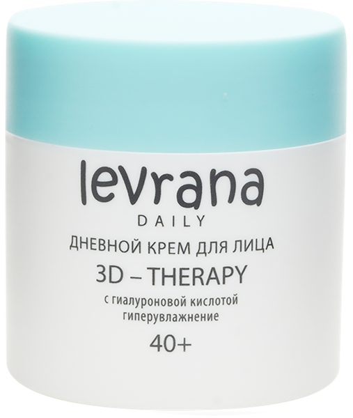 Изображение Крем увлажнение для лица Леврана БИО гиалурон 3д дневной Леврана ООО к/у, 50 мл