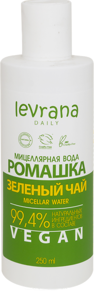 Изображение Мицеллярная вода для лица Леврана БИО чай и ромашка очищение Леврана ООО п/у, 250 мл