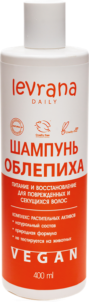 Изображение Бальзам для поврежденн волос Леврана БИО облепиха питающий Леврана ООО п/у, 250 мл