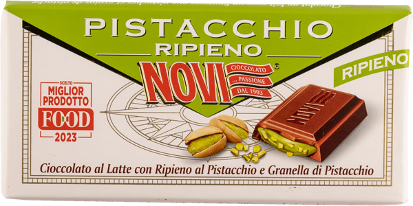 Изображение Шоколад молочный Нови с фисташковой начинкой Эла Дюфур м/у, 105 г