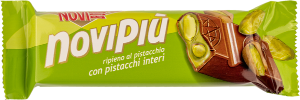 Изображение Батончик в молочном шоколаде Нови с фисташковой начинкой Эла Дюфур м/у, 35 г