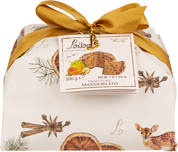 Изображение Панеттоне НГ Лойзон роял с миндальной глазурью Лойзон Пастичери кор, 500 г