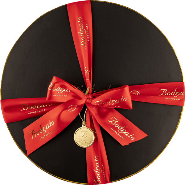 Изображение Конфеты шоколадные Бодрато голд шляпная коробка бодратини пралине Бодрато Чоколато кор, 890 г