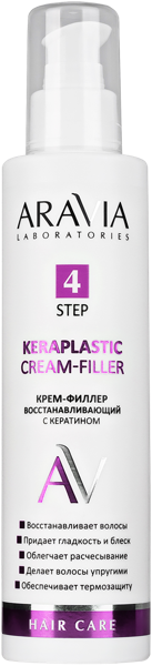 Изображение Крем-филлер для повреж волос Аравия лабораториес кератин восстановление Лаборатория Эксперт п/у, 200