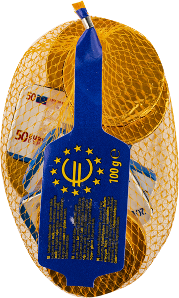 Изображение Шоколад молочный Гамлет монеты банкноты Гамлет м/у, 100 г