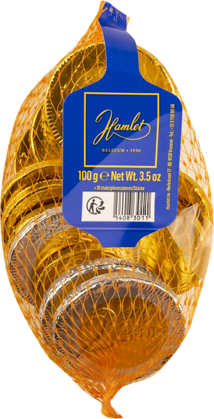 Изображение Шоколад молочный Гамлет монеты Гамлет м/у, 100 г