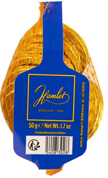 Изображение Шоколад молочный Гамлет монеты Гамлет м/у, 50 г