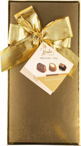 Изображение Конфеты шоколадные Гамлет пралине с бантом голд Гамлет кор, 125 г