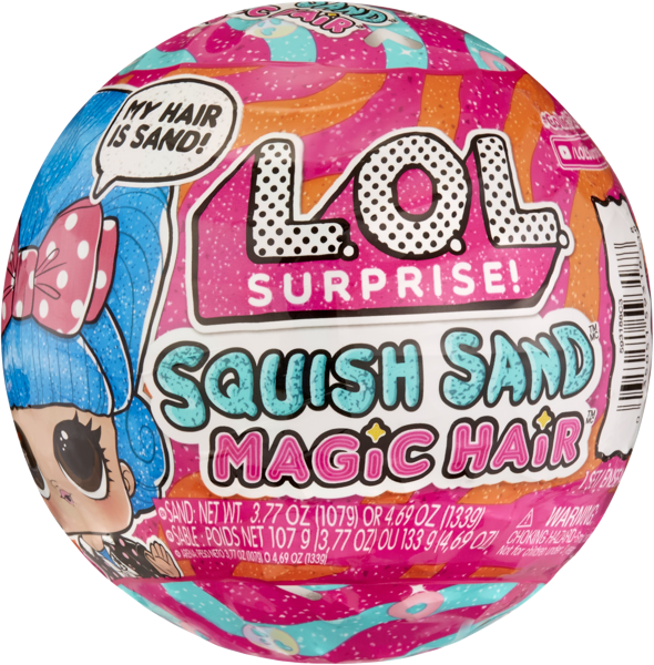 Изображение Игрушка сюрприз Лол сюрпрайз сквиш мэджик хеир МГА п/у, 1 шт