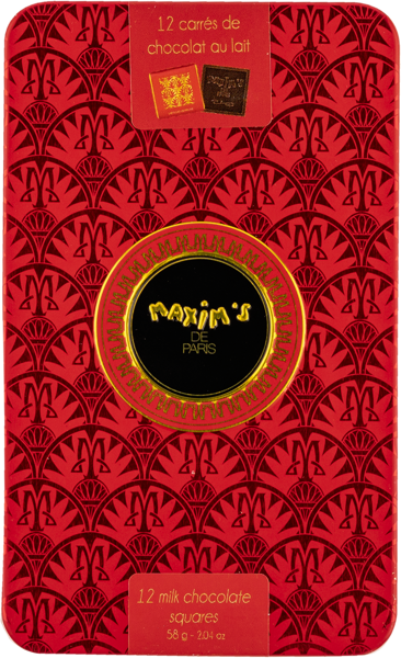 Изображение Шоколад молочный Максим`с коробка карандаш 12 мини плиток Продви дё престиж ж/б, 48 г