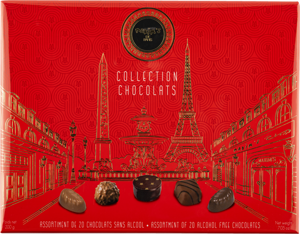 Изображение Конфеты шоколадные Максим`с Париж 20 конфет Продви дё престиж кор, 200 г