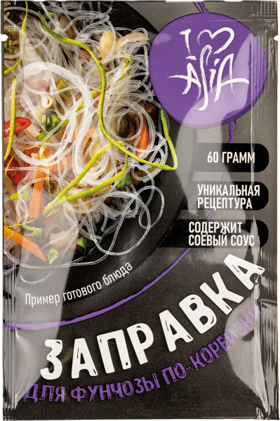 Изображение Заправка для фунчозы Ай лав Азия по-корейски Порционные продукты м/у, 60 г