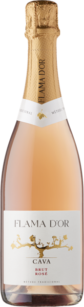 Изображение Вино игристое розовое брют Флама Д Ор кава Кастель д Ор с/б, 0,75 л