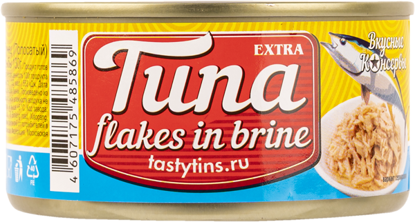 Изображение Тунец в собственном соку Вкусные консервы рубленый Тропикал Фуд ж/б, 185 г