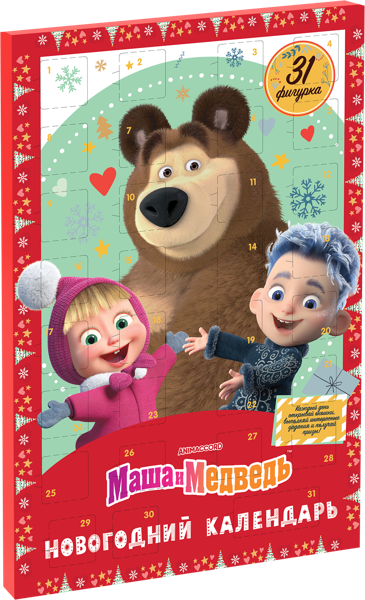 Изображение Шоколад Сладкая сказка Маша и медведь календарь Сладкая сказка кор, 75 г