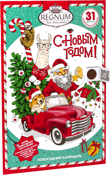 Изображение Шоколад Сладкая сказка новогодний календарь Сладкая сказка кор, 75 г