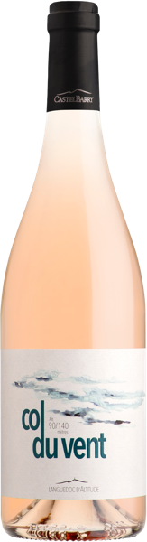 Изображение Вино розовое сухое Гренаш купаж Лангедок Кол Дю Вент 2022 Кастелберри с/б, 0,75 л