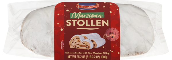 Изображение Кекс марципановый Кюхенмайстер штоллен рождественский Кюхенмайстер м/у, 1 КГ