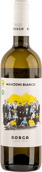 Изображение Вино белое п/сух стиль №2 Манзоне Бьянко Венето Борга 2022 Кантине Борга с/б, 0,75 л