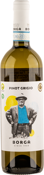 Изображение Вино белое п/сух стиль №2 Пино Гриджио Делле Венеция Борга 2023 Кантине Борга с/б, 0,75 л