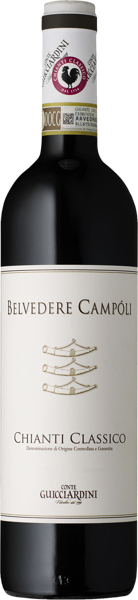 Изображение Вино красное сухое стиль №5 Санджовезе Кьянти Классико Бельведер Камполи 2020 Конте Гучиардини с/б, 