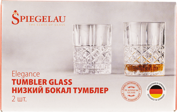 Изображение Бокал 345мл для напитков Шпигелау Элеганс Тумблер Шпигелау п/у, 2 шт