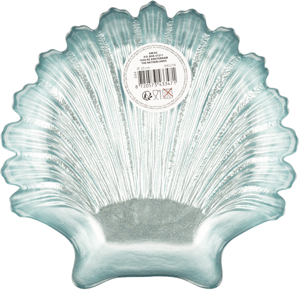 Изображение Тарелка 18см стекло Купман ракушка Купман Интернэшнл к/у, 1 шт