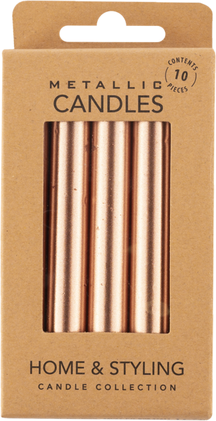 Изображение Свеча 10см Купман бронзовая металлик мини Купман Интернэшнл , 1 шт