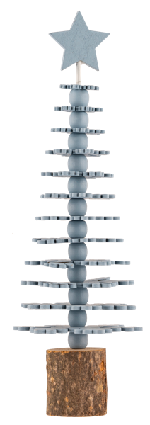 Изображение Елочка 25см настольная Купман синяя зеленая со звездой Купман Интернэшнл , 1 шт