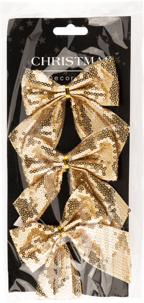 Изображение Бант 5см Купман золотистый Купман Интернэшнл , 3 шт