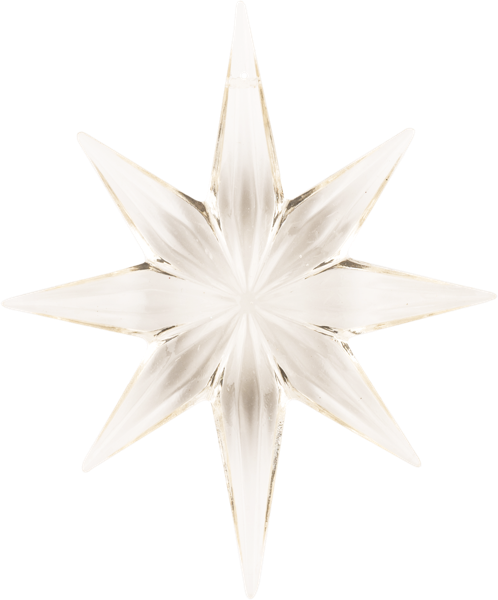 Изображение Подвеска 13см пластик Купман снежинка бело-красная Купман Интернэшнл , 1 шт