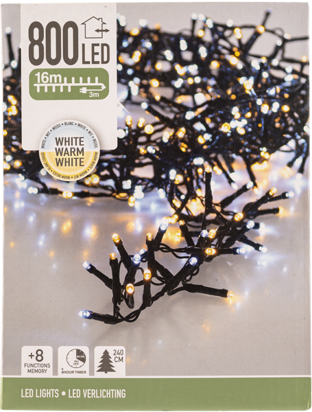 Изображение Электрогирлянда 16м Купман 800 теплых ЛЕД ламп змейк Купман Интернэшнл к/у, 1 шт