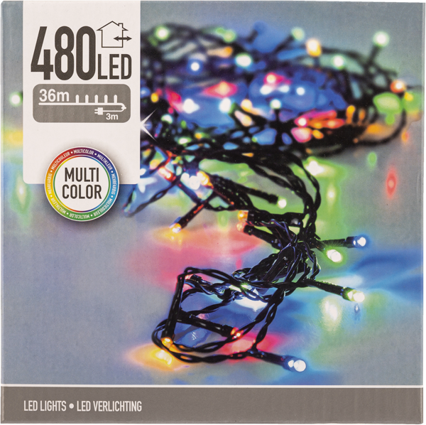 Изображение Электрогирлянда 36м Купман 480 цветных ЛЕД ламп Купман Интернэшнл к/у, 1 шт