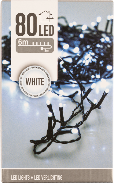 Изображение Электрогирлянда 6м Купман 80 холодных ЛЕД ламп Купман Интернэшнл к/у, 1 шт