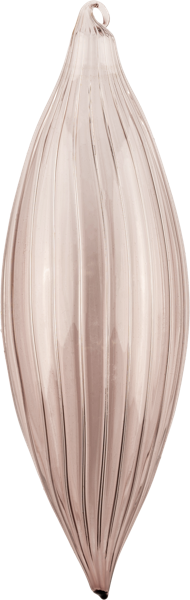 Изображение Подвеска 21см стекло Купман сосулька розовая Купман Интернэшнл , 1 шт