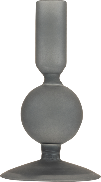 Изображение Подсвечник 14см стекло Купман темно-синий белый Купман Интернэшнл , 1 шт