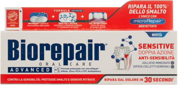 Изображение Зубная паста защита десен Биорепеир сенсетив двойное действие Косвелл к/у, 75 мл