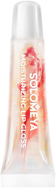 Изображение Блеск увлажняющий для губ Соломия клубничный смузи 9мл Соломия Косметикс п/у, 1 шт