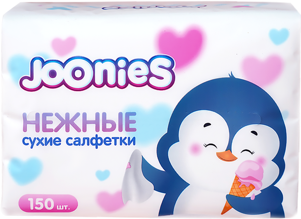 Изображение Салфетки 3х сл Джунис косметические нежные Гуанджоу Тианру м/у, 150 шт