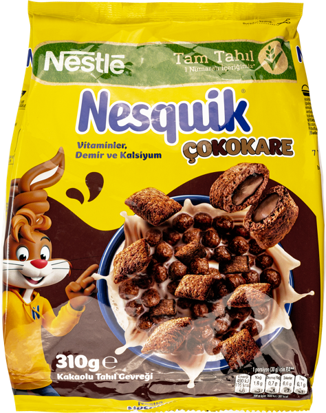 Изображение Готовый завтрак Несквик подушечки с шоколадом Нестле м/у, 310 г