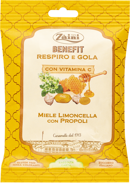 Изображение Карамель Заини имбирь лимон Луиджи Заини м/у, 70 г