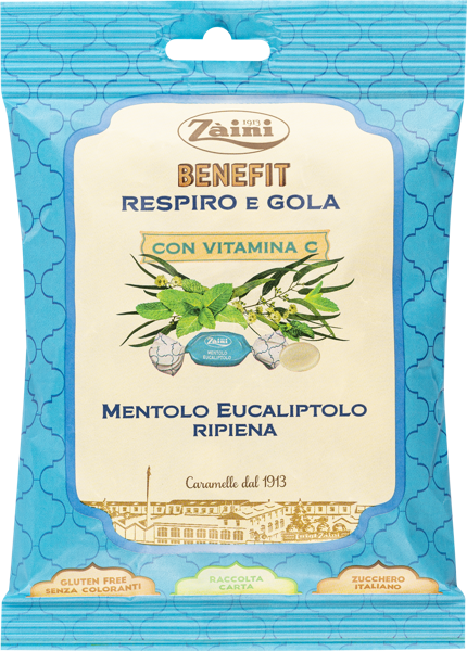 Изображение Карамель Заини эвкалипт ментол Луиджи Заини м/у, 70 г