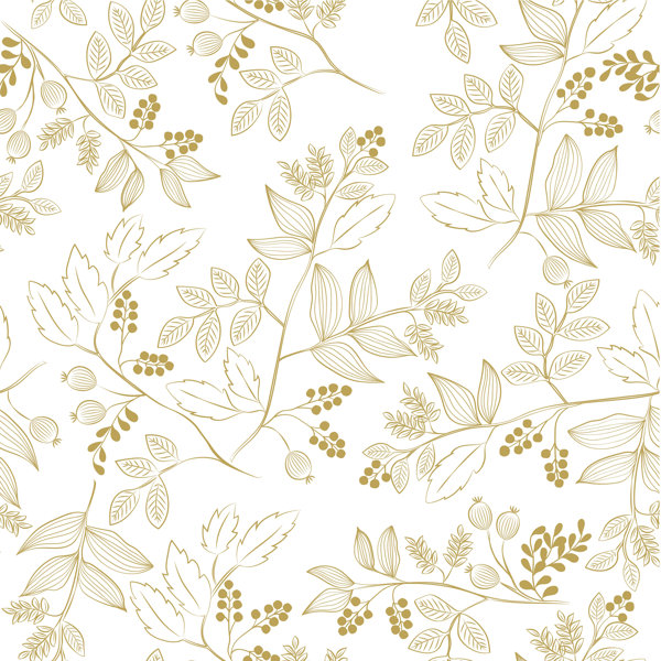 Изображение Бумага 70*100см упаковочная Би Смарт веточки джун кремовая Созидание м/у, 1 шт