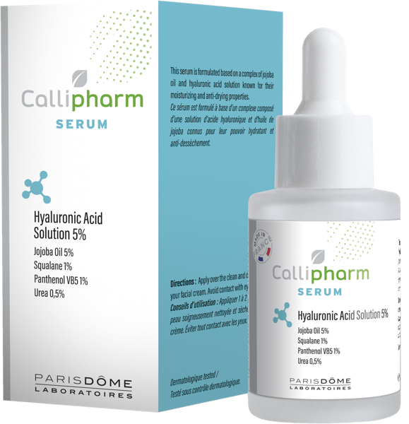 Изображение Сыворотка питание для лица Каллифарм гиалуроновая кислота Лабораториес Пэрис к/у, 30 мл