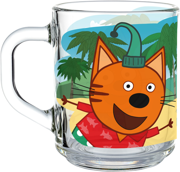 Изображение Кружка 230мл стеклянная НД плэй три кота море приключений ОСЗ ООО к/у, 1 шт